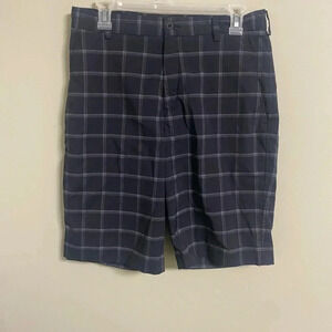 Nike Shorts Men’s Size 30 Performance Gray Black Window Pane Check Golf